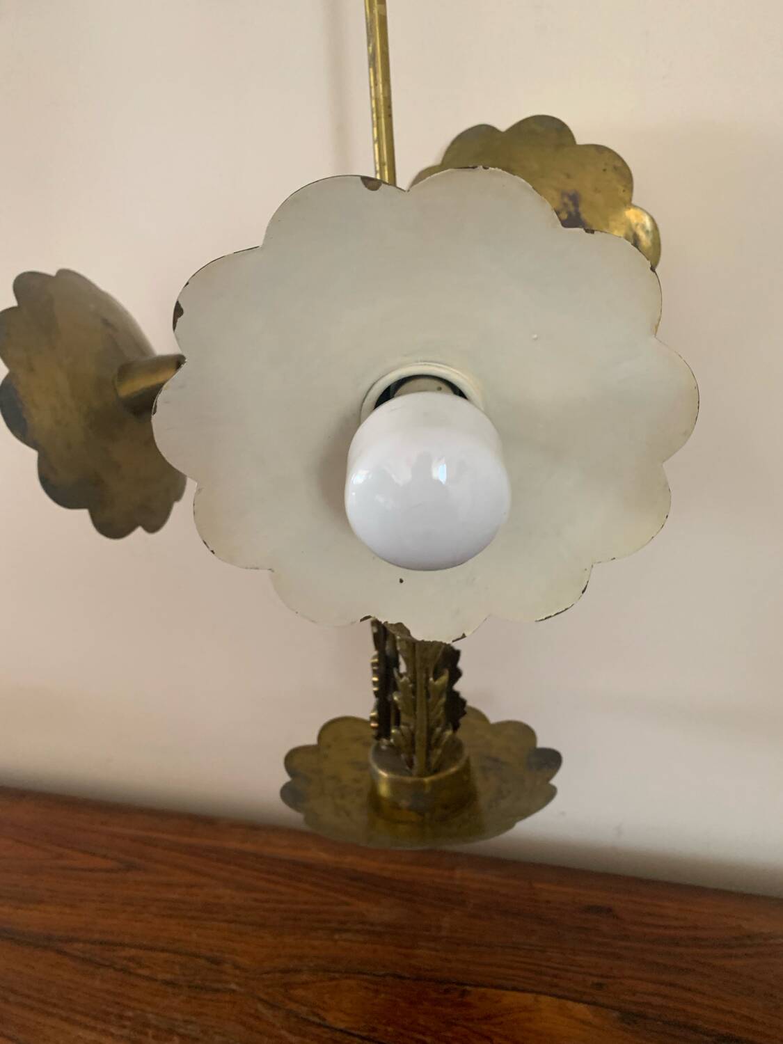 Vintage Art Nouveau pendant light