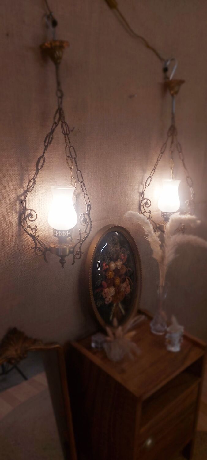 Baroque pendant lamp
