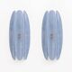 Pair of Fontana Arte Style Mid-century Modern Light Blu Murano Glass Sconce