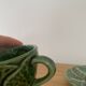 Cabbage coffee cup + saucer, Portugal
