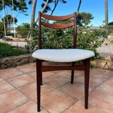 Chaise scandinave en teck de java