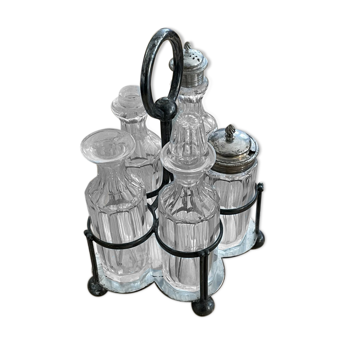 Vintage English condiment service