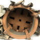 Toad chair and its pouf