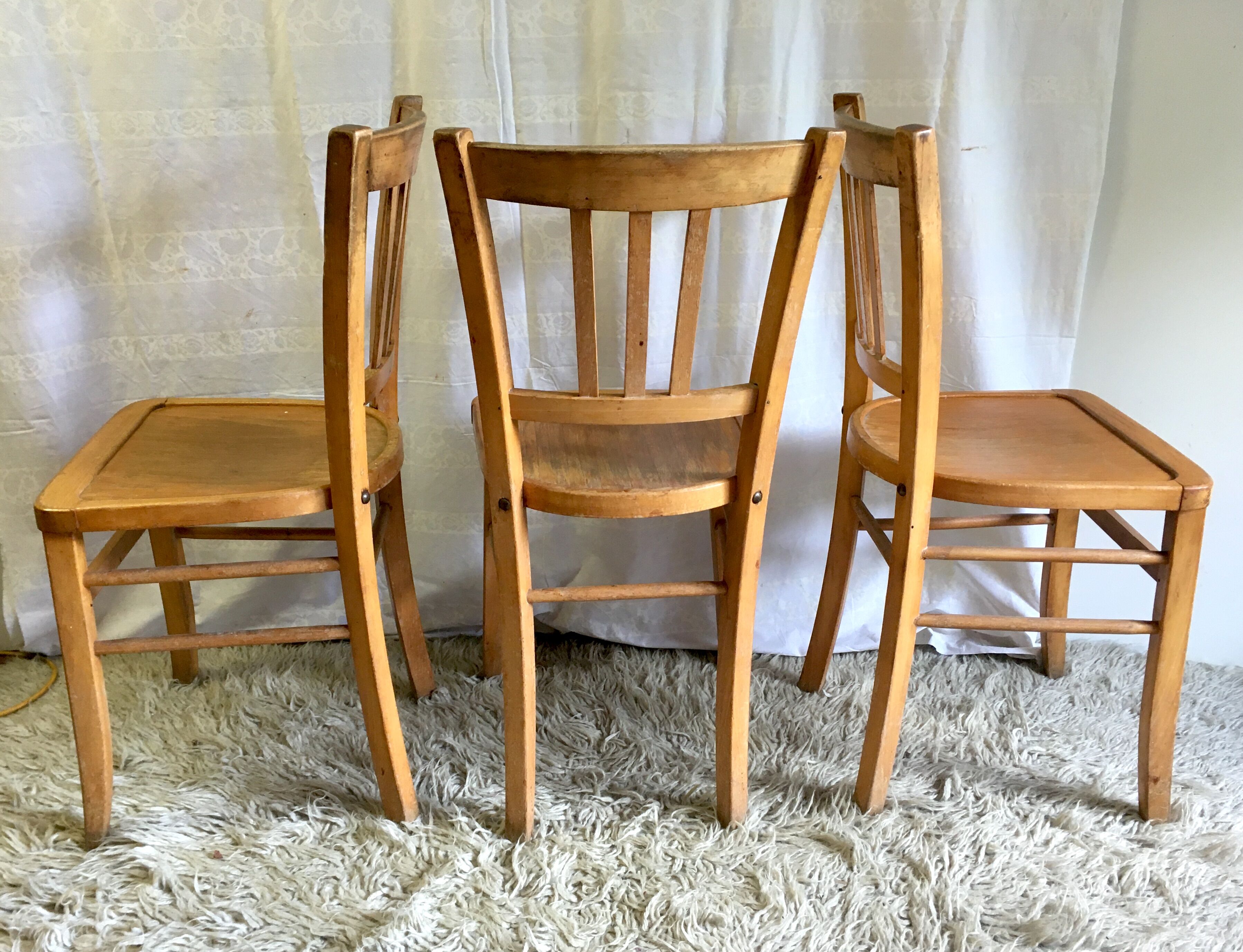 Lot of 6 chairs bistro Luterma - 60s