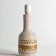 White and Gold Ceramic Table Lamp by Fratelli Fanciulacci, Italy 1970's