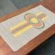 Modernist mid-century linen wall tapestry, Finland, 1960s