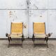 Paire de fauteuils pliants mod. Ninfea par Gio Ponti Prod. Reguitti, Italie, 1958