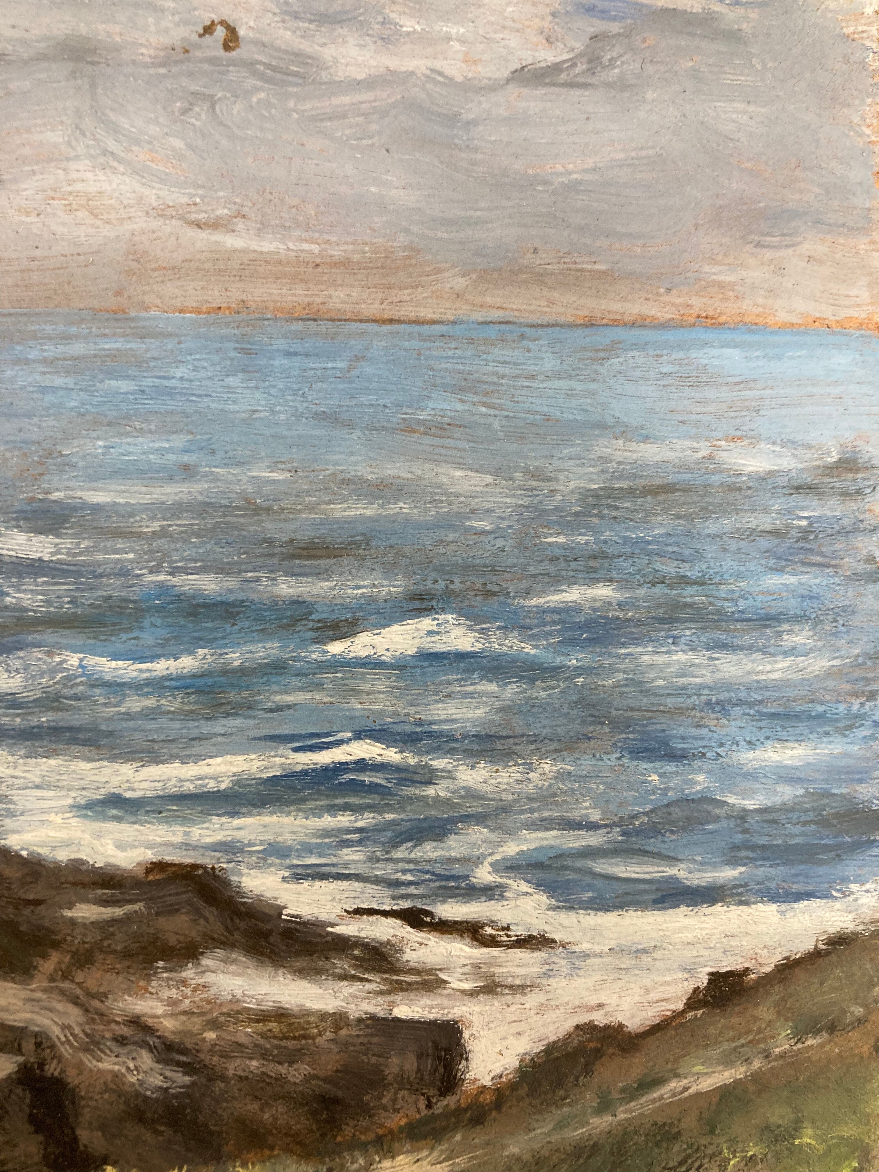 Vintage landscape painting