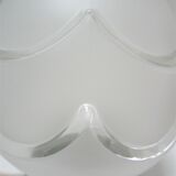 Porcelain ball lamp and art deco style glass