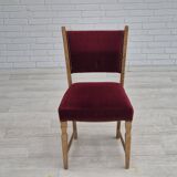 1970s, set of 6 Danish dinning chairs, very good condition, oak wood.