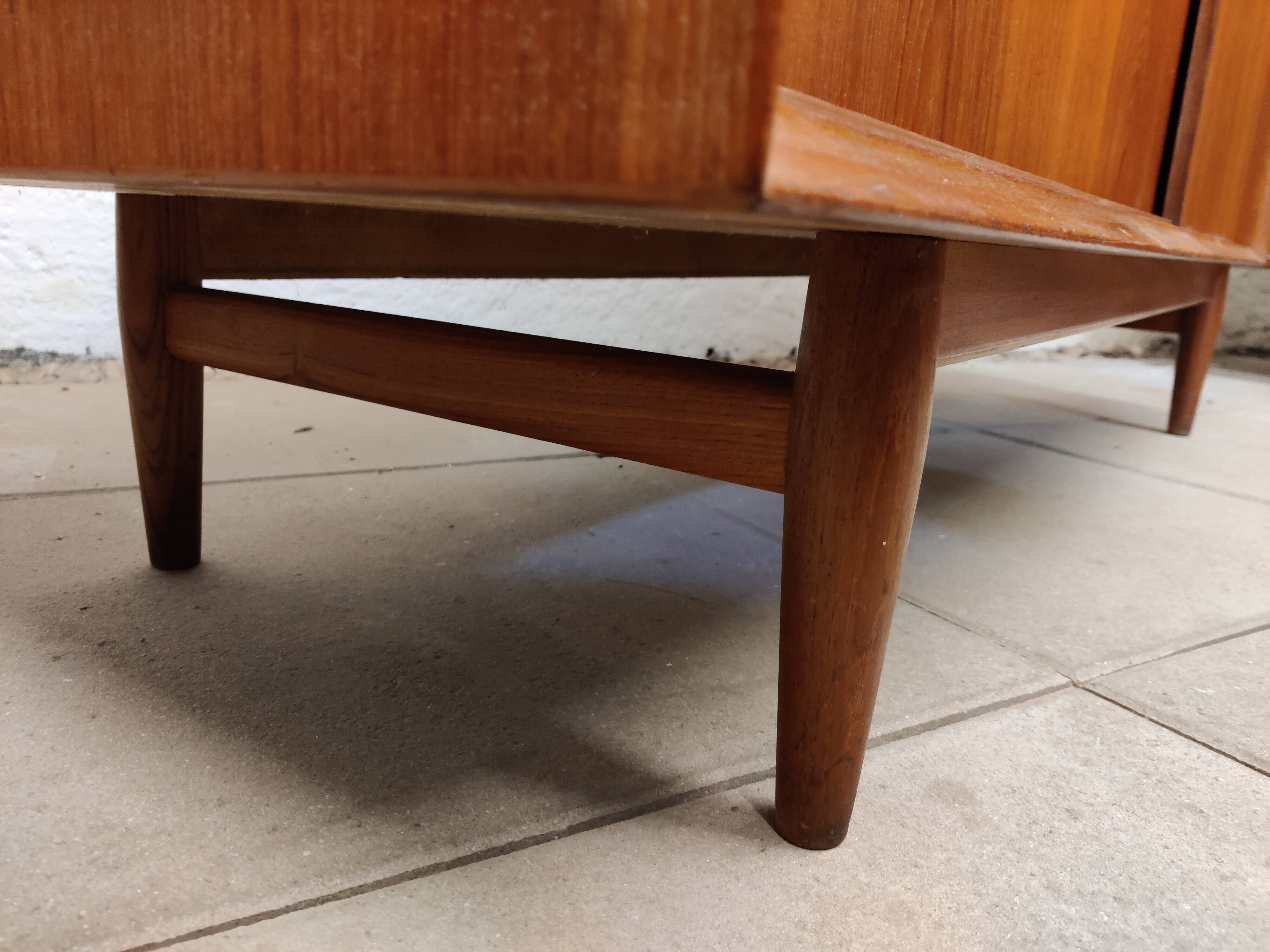 Enfilade danoise en teck OS11 par Arne Vodder pour Sibast Furniture