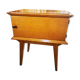 Vintage bedside with spindle feet