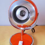 Space age eyeball lamp orange 70s