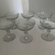 Six coupes à champagne