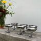 6 coupes en inox 1970