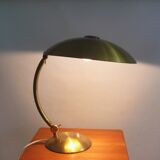 Large brass table lamp, Egon Hillebrand, 1930s