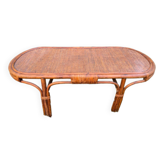 Rattan coffee table