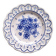 Decorative plate in Ibiza earthenware