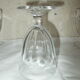 Set of 9 antique stemmed glasses