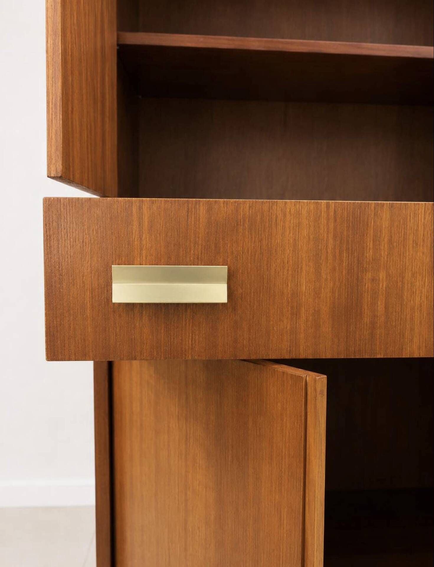 Tall furniture / Vintage teak cabinet - Scandinavian style - 1960s