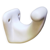 Patère ou porte-manteau en porcelaine