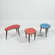 Set of Three 1950s Mid Century Plant Stands, West Germany