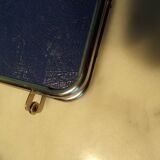 Triptych mirror with chain.