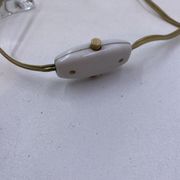 Glass desk lamp foot