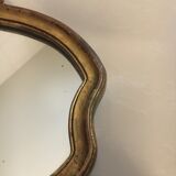 Vintage mirror in gold frame, 52x42 cm
