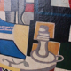 Tableau huile sur toile Fernand Léger cubistes peintre français vieux