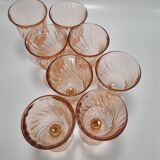 Set of 8 small Rosaline stemmed glasses