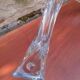 Paire de coupes/ Bougeoirs cristal de Daum