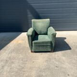 Velvet club chair