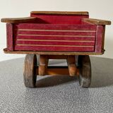 Wooden dump truck from the famous french brand dejou