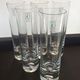 Series of 5 vintage Boussu critallin 70s glasses