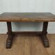 Brutalist solid oak coffee table