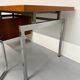 Teak and metal desk designed by George Frydman Efa 1960s vintage