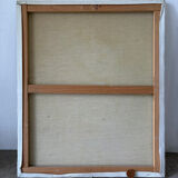 Autumn roses, oil on canvas signed Esterel.