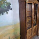 Petite bibliothèque empire en acajou