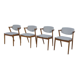 Chaises modèle 42 par Kai Kristiansen pour Schou Andersen, années 1960