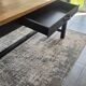 Industrial dining table (mango wood) for 6 people