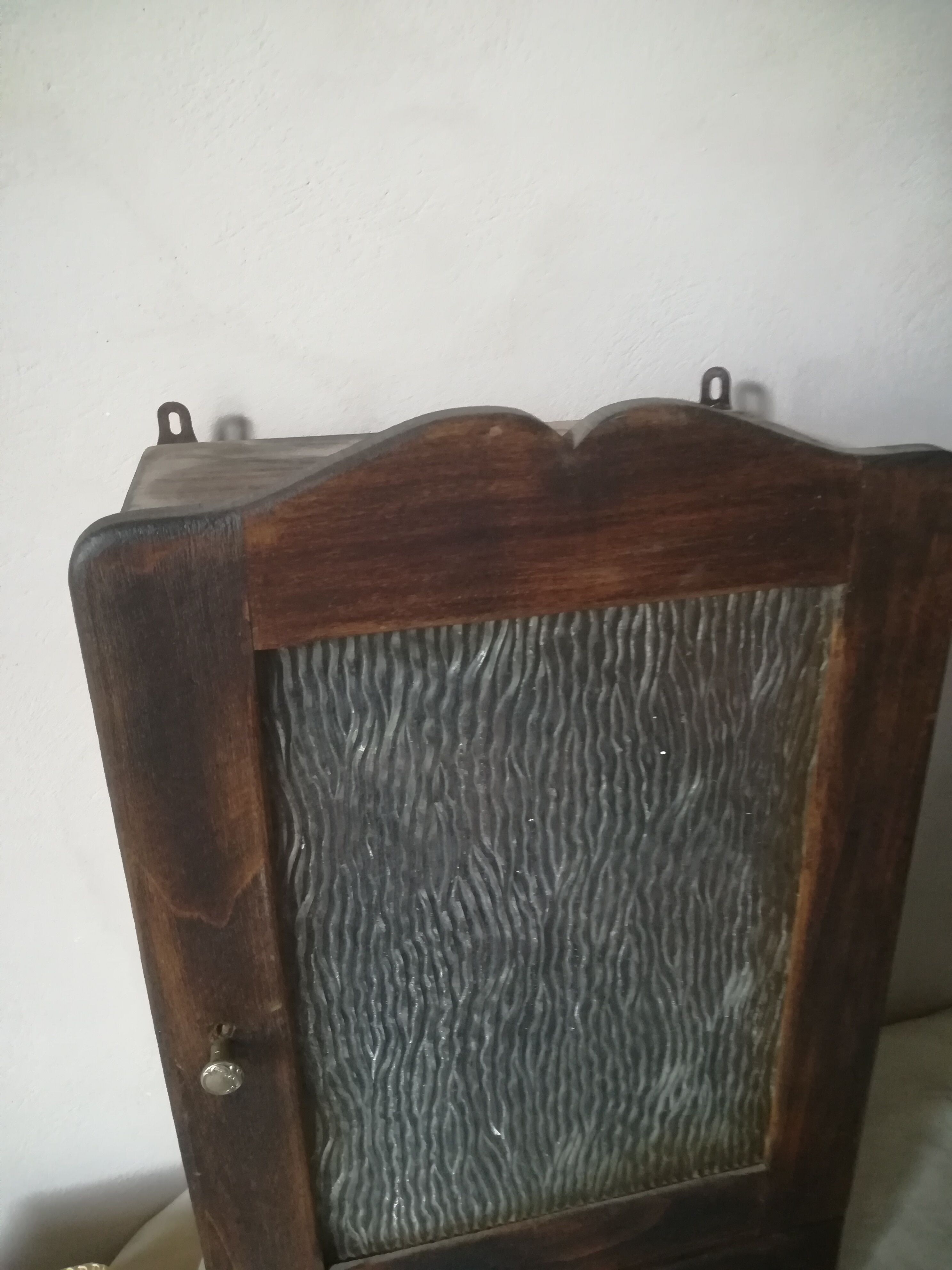 Wooden medicine cabinet