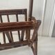 Rattan magazine holder