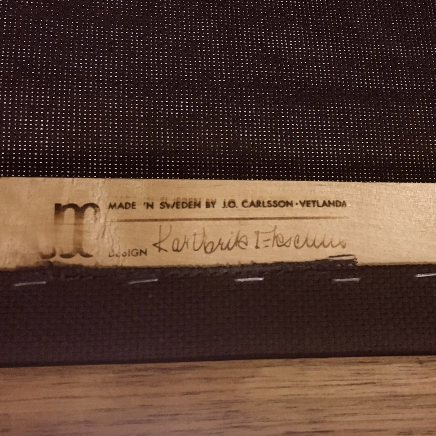 Mid-Century Swedish Rosewood 3-Seater Sofa by Karl Erik Ekselius for JOC Vetlanda, 1960s