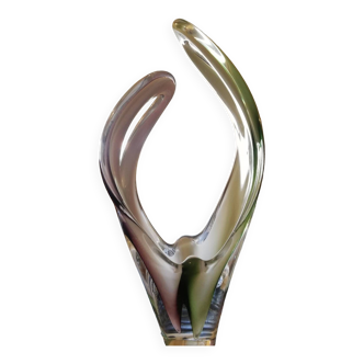 Vase-Paul Kedelv "Coquille" Vas Glas 1900-tal