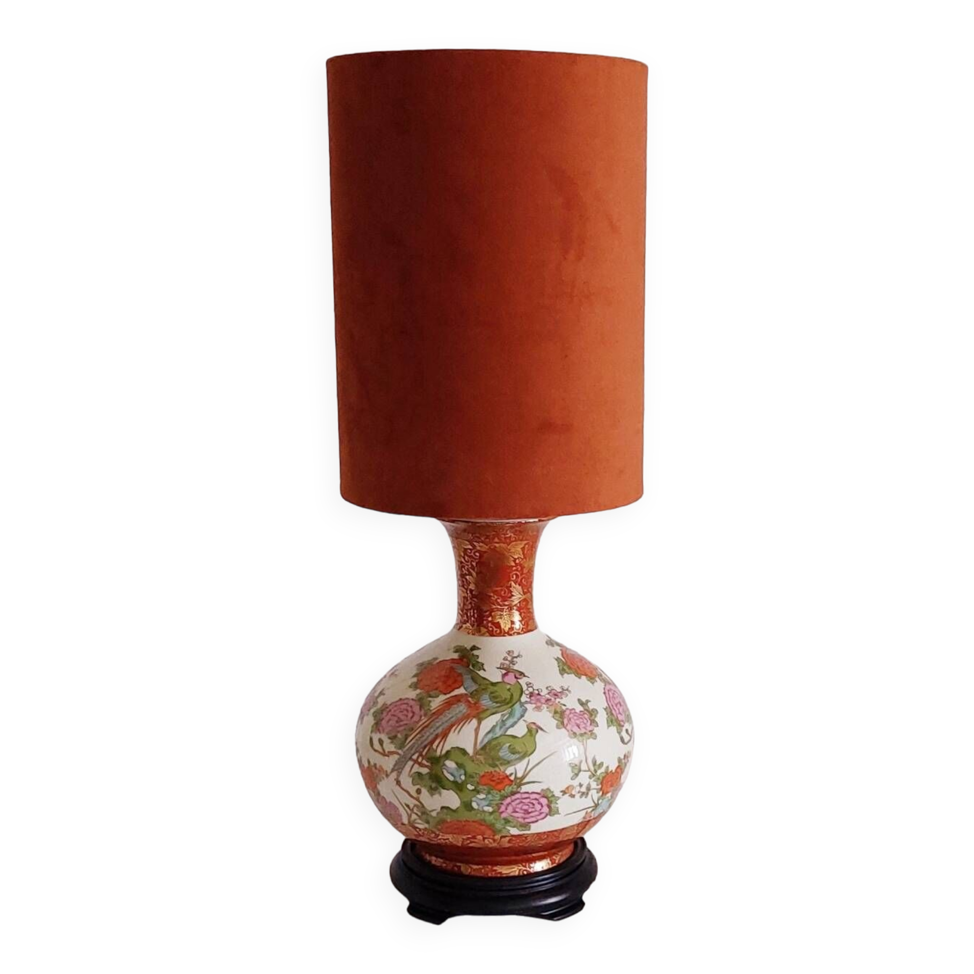 Japanese porcelain lamp