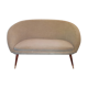 Sofa sofa shell round 2 places grey