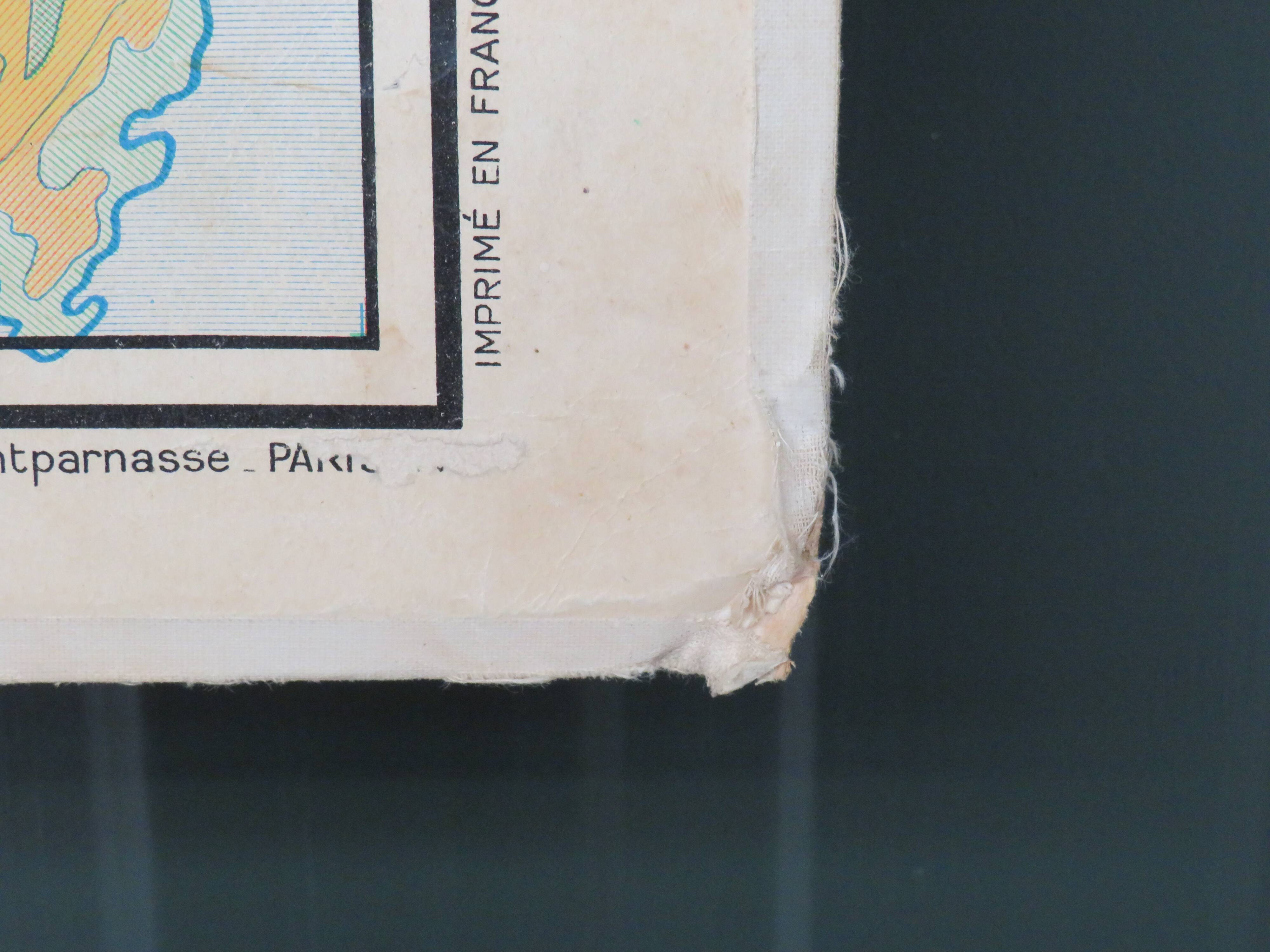 Old school map France/Paris No.48 Hatier edition