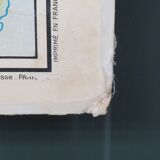 Old school map France/Paris No.48 Hatier edition