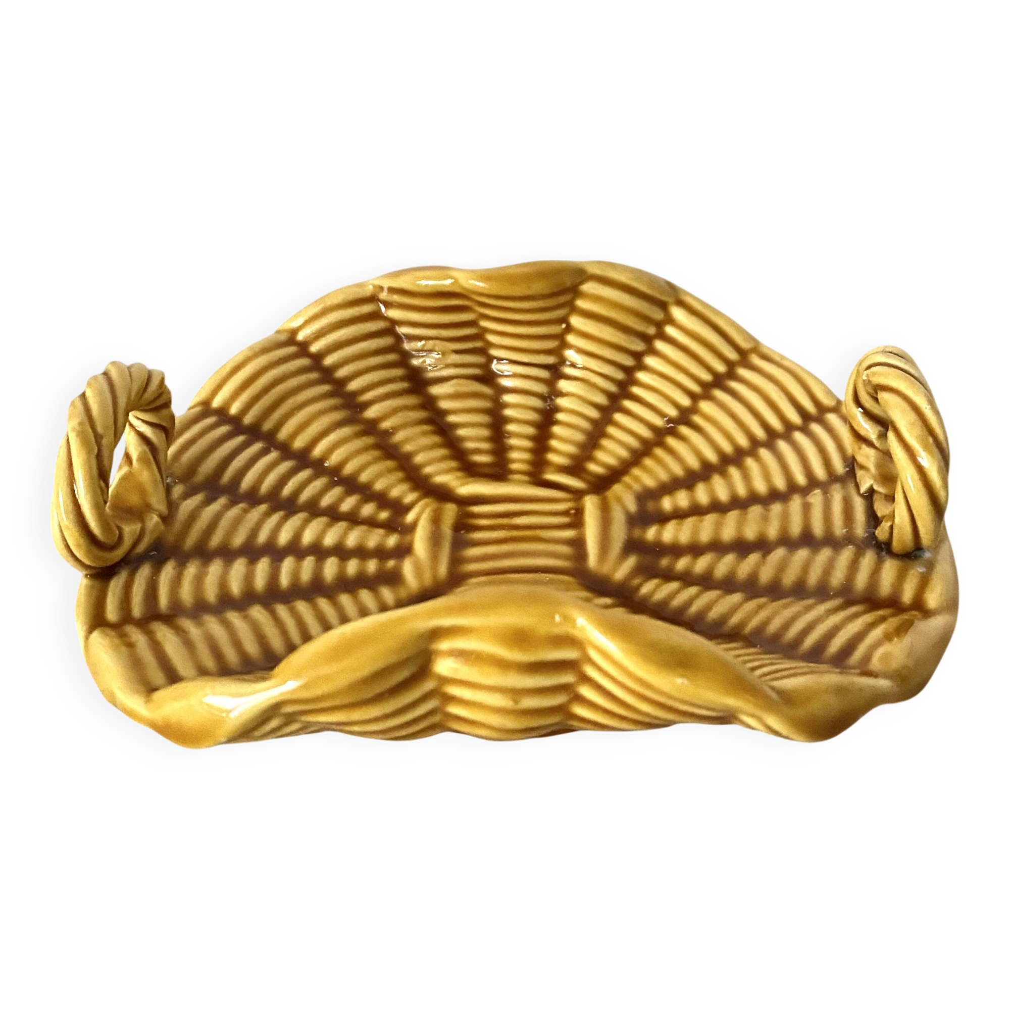 Vallauris braided effect slip butter dish